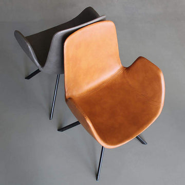 Modern Office Chair for Desk Upholstered PU Leather Task Chair with Armrest-Furniture,Office Chairs,Office Furniture